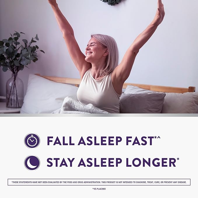 ZzzQuil Pure Zzzs Complete Sleep,Melatonin 10mg,L-Theanine,GABA,with Ashwagandha,and Magnesium,Melatonin Sleep Aid,100 Count (Pack of 2)