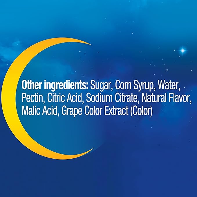 MidNite Deep Sleep Extra Strength, 10 mg Melatonin Sleep Aid, Non-habit Forming, Herbal Dietary Supplement For Adults, Drug-free, Gluten-free, Lactose-free, Vegetarian-friendly, 36 Gummies