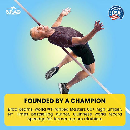 B.rad Real Rad Creatine Gummies | 5g Creatine Monohydrate Per Serving | with Alpha GPC, L-Theanine, L-Tyrosine, L-Citrulline & Panax Ginseng | Natural Lemon Flavor | 100 XL Gummies