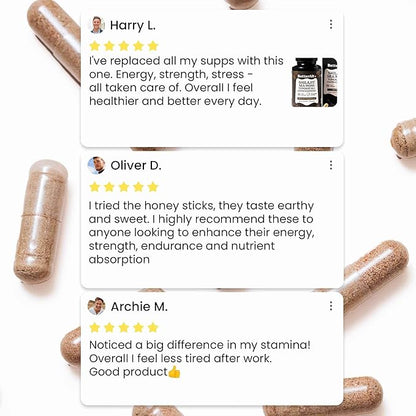 8800mg Shilajit, Maca Root, Ginkgo Biloba, Sea Moss, Ashwagandha, Panax Ginseng, Safed Musli & Zinc| Boost Stamina & Energy, 120 Capsules| 95 + minerals| All in One Herbal Supplement for Men & Women