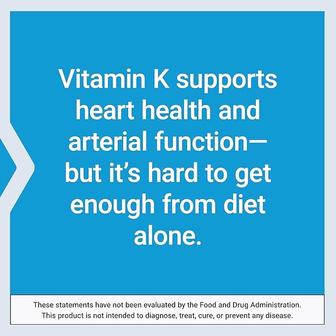 Life Extension Super K, Vitamin K Supplement, 2000 Mcg Vitamin-K and 1180 Mcg Vitamin K2, Heart Health, Once-Daily, 90 Softgels (Pack of 2)