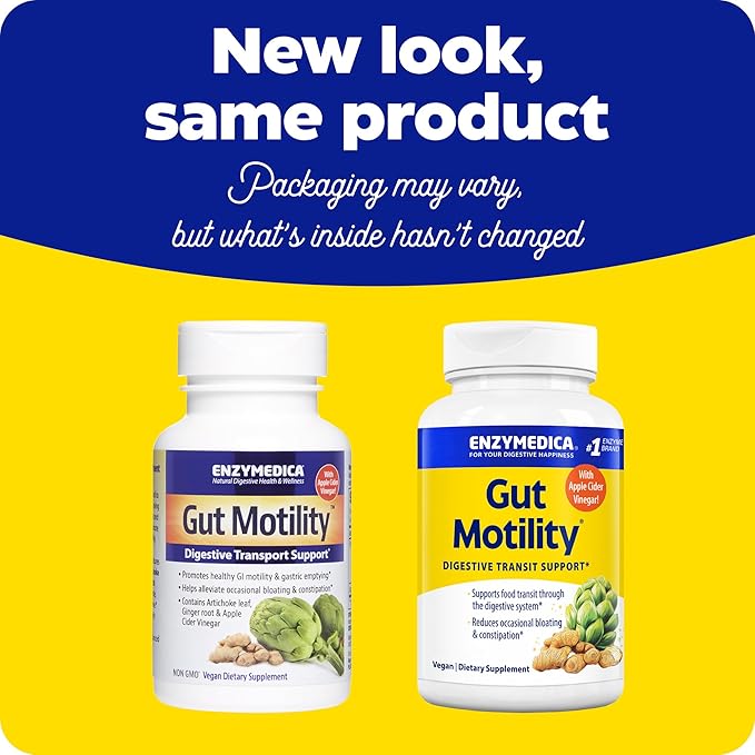 Enzymedica, Gut Motility, Digestive Transport Support, 30 Count