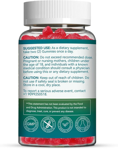 Women's Multivitamin Gummies, Vitamins A, C, D3, E, K, B12, Calcium, Biotin, Folic Acid, Inositol, Multivitamin for Women for Daily Nutritional Support, 60 Day Supply - 120 Count