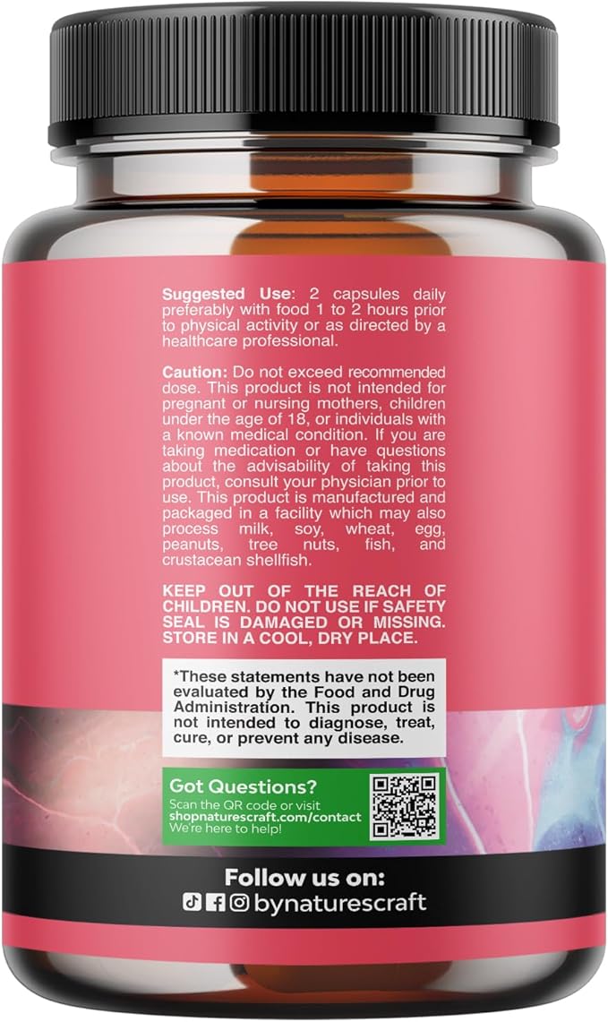 G-Curve Butt and Breast Growth Capsules - Horny Goat Weed, Muira Puama & Maca Root for Butt Growth Support - Advanced Herbal Formula - Supports Bigger Butt & Bigger Breast - Easy to Swallow - 30 Count