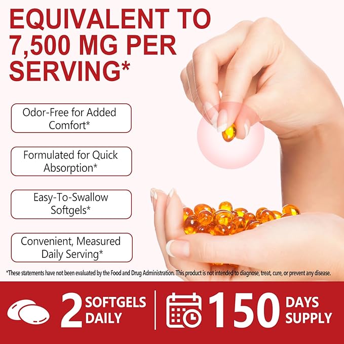 Garlic Softgels 300 Count – Odor-Controlled Garlic Supplement – Traditional Herbal Support –Take it Directly and Swallow itWhole - Easy to Swallow Softgel Capsules – Non-GMO, Gluten Free
