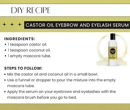 Earth N Pure Castor Oil (Arandi Oil) Cold Pressed, Natural, Therapeutic Grade for Hair Growth, Nails, Eyelash 100 ml