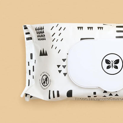 The Honest Company Hypoallergenic Multi-Use Baby Wipes for Sensitive Baby Skin, Pattern Play, 60 Count