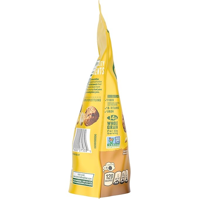 belVita Energy Snack Bites, Banana, Dark Chocolate and Sunflower Seed, 5 oz Bag (Pack of 2)