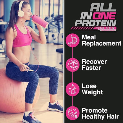 Forzagen All in One Protein for Her, Protein Powder for Women with Collagen Peptides (2 Pound (Pack of 1), Matcha Latte)