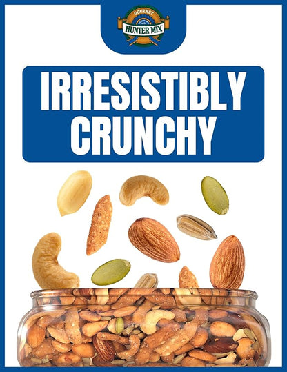 Southern Style Nuts Honey Roasted Hunter Bulk Trail Mix, 23 oz (Pack of 1), Honey Roasted Sesame Sticks & Peanuts, Sunflower Kernels, Almonds, Cashews & Pepitas, Mixed Nuts, Snacks for Adults & Kids