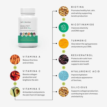 NAD+ Resveratrol Supplement for Women – Healthy Aging Formula with CoQ10, Biotin, Turmeric & Vitamins A, C, E – Supports Energy, Skin & Longevity – 60 Capsules. Made in USA.