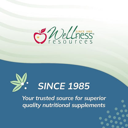 Wellness Resources I3C + DIM for Healthy Estrogen Metabolism, Detoxification (60 Capsules) - 300mg I3C + 100mg DIM - Vegan, Gluten-Free