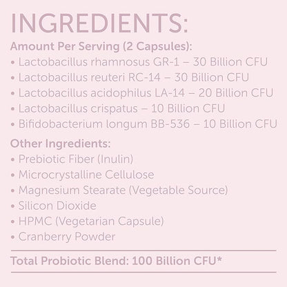 Bacterial Vaginosis Treatment for Women | Natural Homeopathic Supplement for Odor, Itching, Discharge, BV, and Vaginal Microbiota Imbalance | 60 Capsules for pH Balance and Daily Support