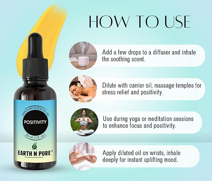 Earth N Pure Essential Oil Blend for Positivity 50 ml
