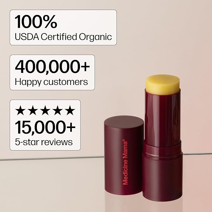 VMAGIC by Medicine Mama Lips Stick – Travel Size Organic Vulva Balm – Relieves Feminine Dryness, Itching, Burning, Redness, Irritation – Hormone Free Skin Care, Vaginal Moisturizer for Women – 15 ml