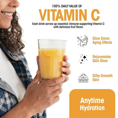 WonderSlim Protein Fruit Drink, Tangy Orange, No Fat, Gluten Free, Keto Friendly & Low Carb (7ct)