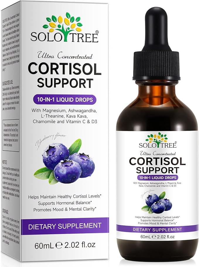 Cortisol Supplements for Women & Men - Control & Lower High Cortisol Level-Adrenal Health Balance Sleep Stress Support, Hormone Balanced for Women, Mood Focus,Cortisol Calm