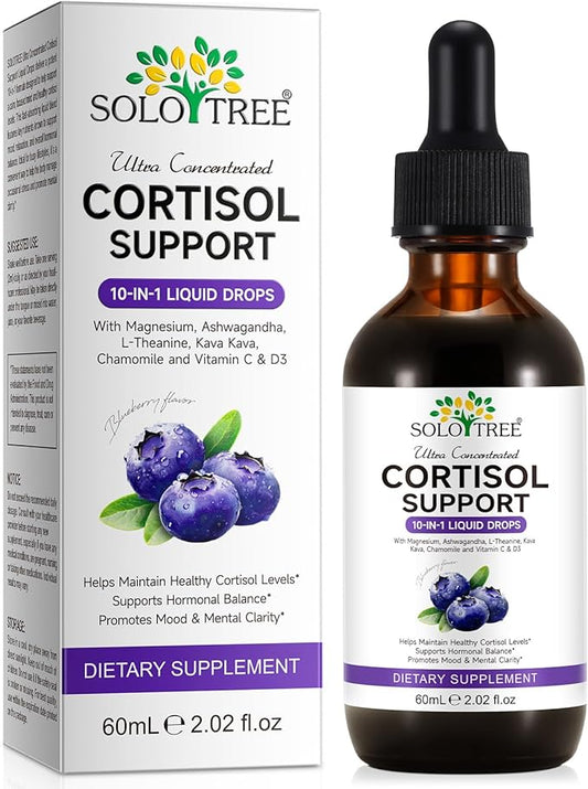 Cortisol Supplements for Women & Men - Control & Lower High Cortisol Level-Adrenal Health Balance Sleep Stress Support, Hormone Balanced for Women, Mood Focus,Cortisol Calm