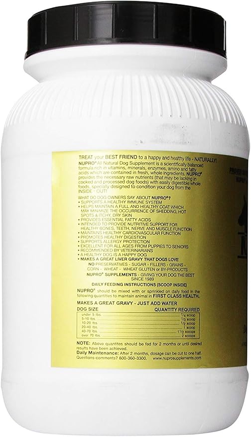 Nupro Nutri-Pet Research Nupro Dog Supplement, 5-Pound