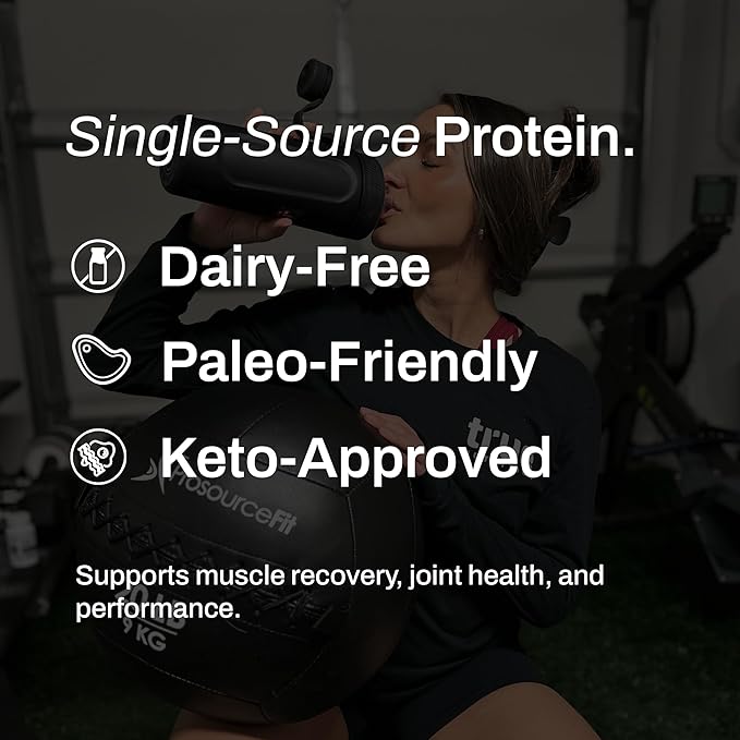 True Nutrition Grass Fed Beef Protein Isolate Powder - 31g Protein per Serving - Zero Carb, Fat Free, Dairy Free, Non-GMO - Paleo, Keto, Carnivore - Unflavored/Unsweetened - 1lb