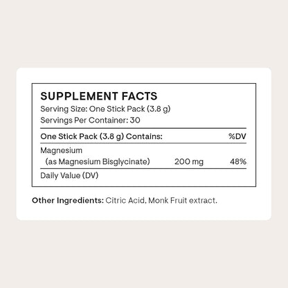 THORNE - Magnesium Bisglycinate - Powdered Magnesium Formula - Supports Restful Sleep, Muscle Relaxation, Heart Health & Metabolism* - NSF Certified for Sport - Gluten, Dairy & Soy-Free - 30 Servings
