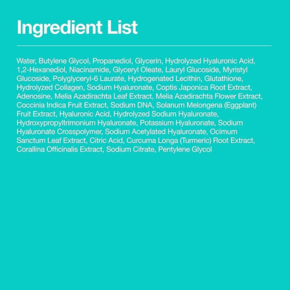 Anua PDRN Hyaluronic Acid Capsule 100 Serum, Radiant Face Serum, Salmon DNA, Hyaluronic Acid, Hydration, Moisture Plumping Effect, Lightweight, Glass Skin, Korean Skincare, 1.01 fl. oz
