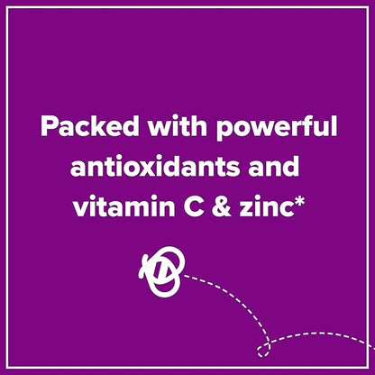 Zarbee''s Liquid Daily Immune Support, High Concentrate Liquid, with Real Elderberry Vitamin C & Zinc, Black Elderberry Flavor, For Daytime Use, 8 Fl Oz, brand is Zarbee''s