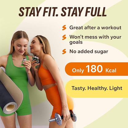 Fitness SHOCK Pistachio Chocolate Protein Bars - No Added Sugar, Low Calorie Low Carb Snack - 10g Protein, 0g Added Sugar, 180 Kcal, 15g Net Carbs, 8g Fat - 12 x 50g