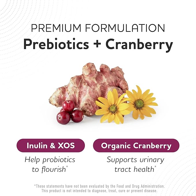 Vaginal Probiotics | 50 Billion CFU for Vaginal Health & pH Balance for Women | Healthy Odor & Yeast Balance | Womens Probiotics and Prebiotics with Cranberry Extract | Gluten-Free, Vegan | 30 Ct