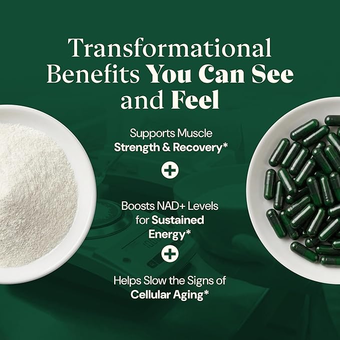 10-in-1 UROLITHIN A 1250mg Liposomal Longevity Complex | w. NAD+, Nicotinamide Riboside & Resveratrol | Mitochondrial Support Promotes Cellular Energy, Anti-Aging & Muscle Recovery