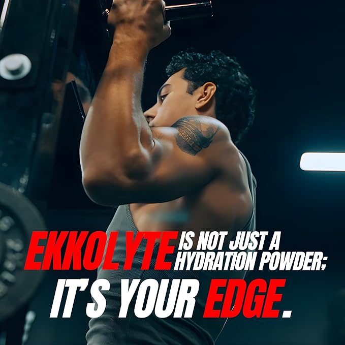 Ekkovision Ekkolyte Electrolytes &Minerals Powder, 50 MG Vitamin C & 155 MG Magnesium for Hydration Support, Essential Electrolytes for Women and Men, Fruit Punch, 120 Servings