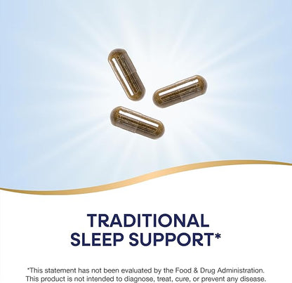 Nature's Way Melissa Lemon Balm Leaf, Traditional Sleep Support*, Melatonin Free, 1500 mg per 3-Capsule Serving, Non-GMO Project Verified, 100 Vegan Capsules (Packaging May Vary)