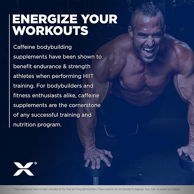 ALLMAX Caffeine - 100 Tablets - Increases Mental Alertness, Focus & Energy - Vegan - 100 Servings