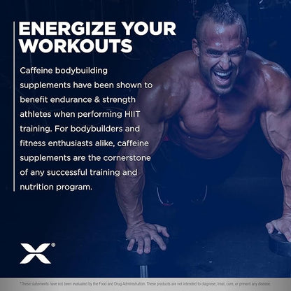 ALLMAX Caffeine - 100 Tablets - Increases Mental Alertness, Focus & Energy - Vegan - 100 Servings