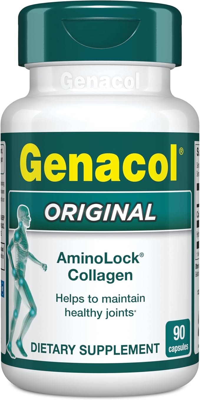 Genacol Original – Collagen Supplement with Ultra-Hydrolyzed Collagen Peptides, Maintains Joint Health, for Joints & Knees, 90 Capsules (30-Day Supply)