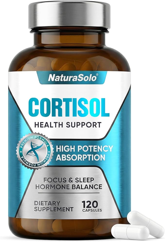 Cortisol Supplements for Women/Men, All-Natural Cortisol Reducer for Women & Men - Ashwagandha, Rhodiola Rosea & L-Theanine Formula to Manage Stress, Balance Hormones & Improve Sleep