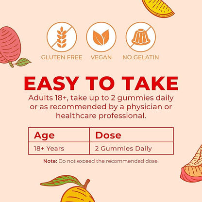 MaryRuth's Multivitamin + Hair Growth Gummies | with Lustriva® | Biotin 10000mcg | B Vitamins | Formulated for Thicker Hair, Wrinkles, Fine Lines, Skin Care | Ages 18+ | 30 Servings
