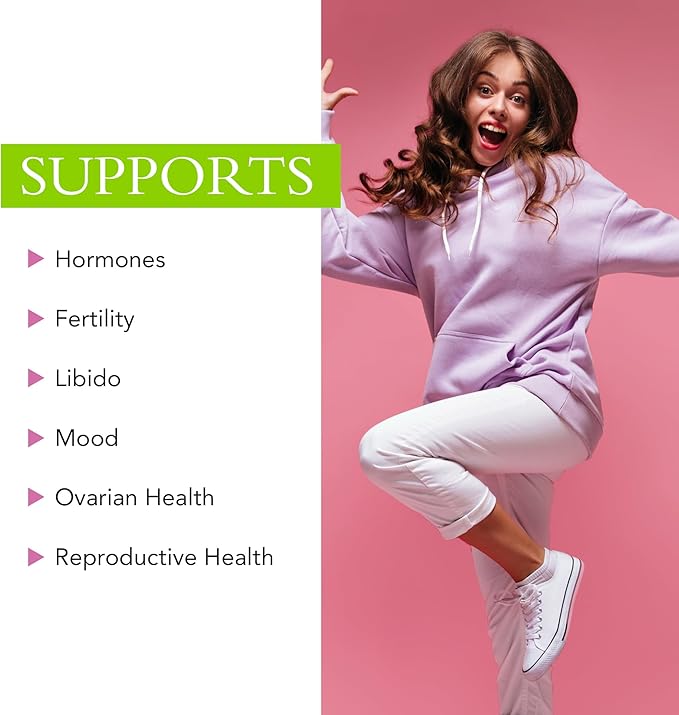 Ovi Harmony Supplement for Women – Hormonal Balance & Fertility Support Supplements - May Promote Ovulation, Endocrine Health, Cortisol Relief & May Help PCOS - Non-GMO, No Fillers, 120 Cap