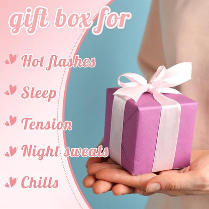 11 Pcs Mother's Day Menopause Gift for Women Care Baskets Box Pink Menopause Support Gifts Calming Anxiety Stress Relief Set for Birthday