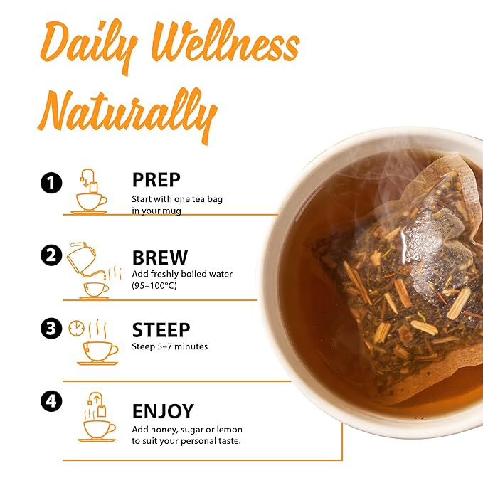 Puvi Care Smooth Move Tea Laxatives for Constipation, Senna Tea for Constipation relief for constipation relief for adults, Reduce Bloating & Discomfort | Non-GMO, Gluten Free | Herbal Tea 20 Tea Bags