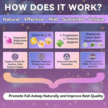 Magnesium Glycinate + Calcium Gummies for Kids Sugar Free Magnesium Gummy Kids Sleep Gummies Melatonin Free Magnesium Supplement for Children Zzz & Relax, Brain, Bone