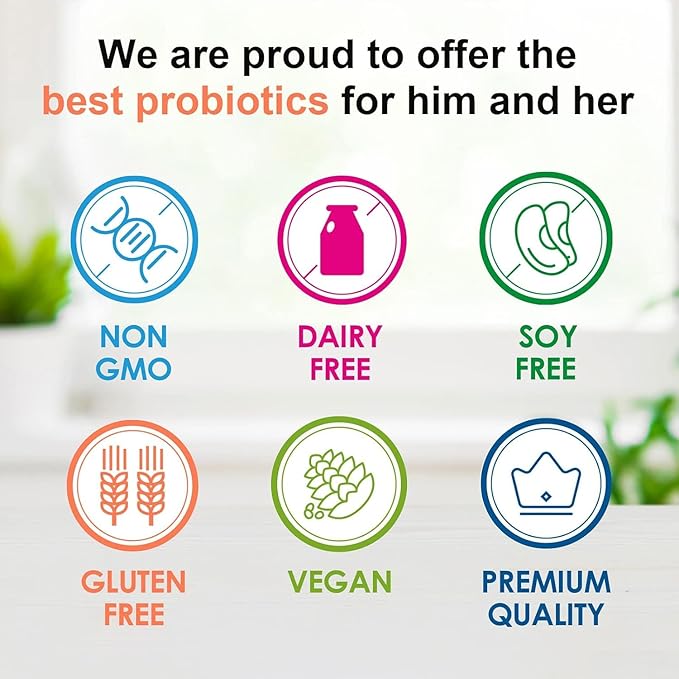 Probiotics 120 Billion CFUs 18 Strains, 3 Prebiotics & Digestive Enzymes for Men Women,Digestive & Immune Support,Shelf Stable Non-GMO 120 Capsules