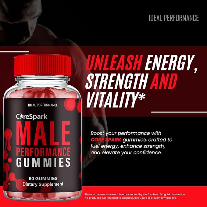 Core Spark Gummies, Official Core Spark Gummies for Men - Maximum Strength Performance, All Natural Support Overall Health & Wellness, CoreSpark Advanced Support Gummy Reviews (2 Pack)