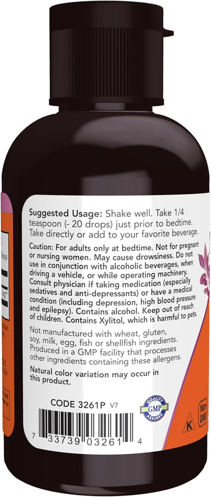 NOW Foods Supplements, Liquid Melatonin, 3 mg Per Serving, Fast Absorbtion and Great Taste, 2-Ounces