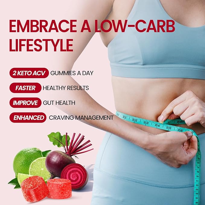 Keto ACV Gummies for Advanced Weight & Loss & Belly Fat Burn - Rapid Fat Burning Diet Supplement for Women Men - 1500mg Organic Gluten Free Apple Cider Vinegar with Mother - Support Gut Digestion