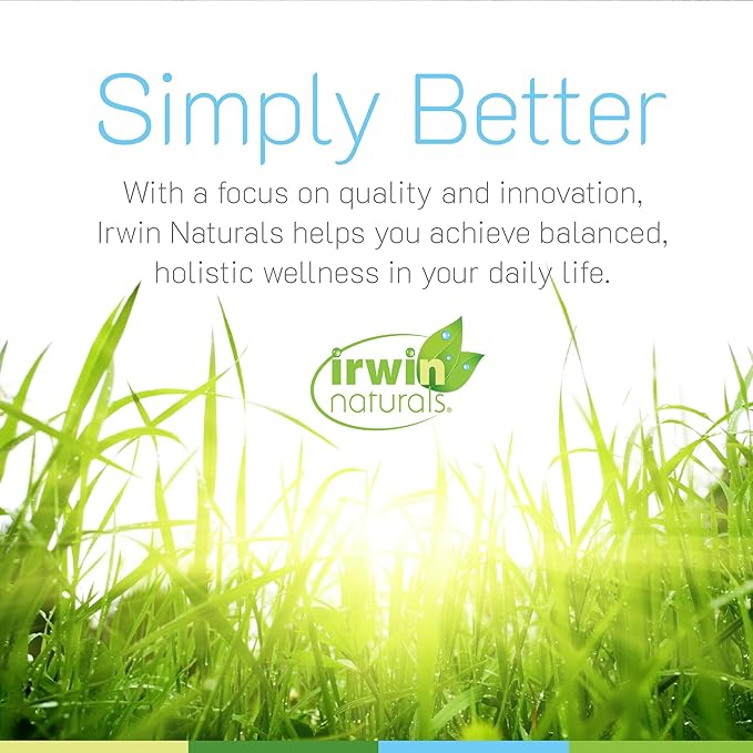 Irwin Naturals Gummies Maca Root + Ashwagandha, Adaptogenic Stress, Energy & Vitality Support, Vegan, 42 Gummies