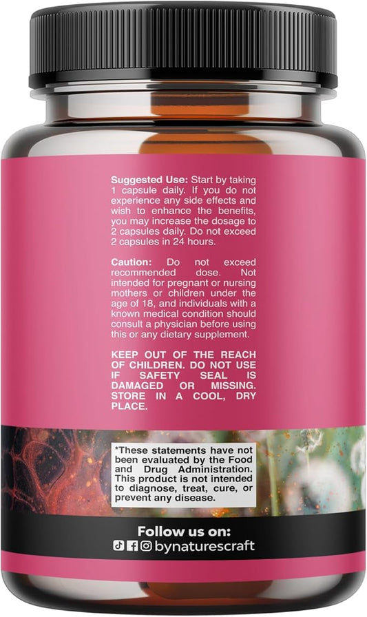PMS Support Supplement for Women – Hormone Balance for Women & Menstrual Ease with DIM, Chasteberry, Black Cohosh & Ashwagandha - for Period Cramps Ease, Menopause Bloating, Mood Swing – 30 Ct