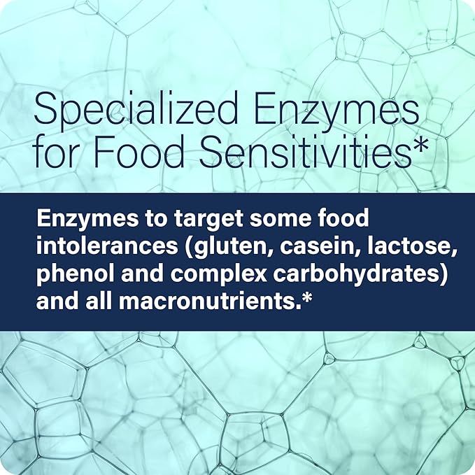 Enzyme Science Intolerance Complex, 90 Capsules Comprehensive Support for Common Digestive Sensitivities Gluten, Casein, Phenol Sensitivities, and Complex Carbohydrates Intolerance Relief