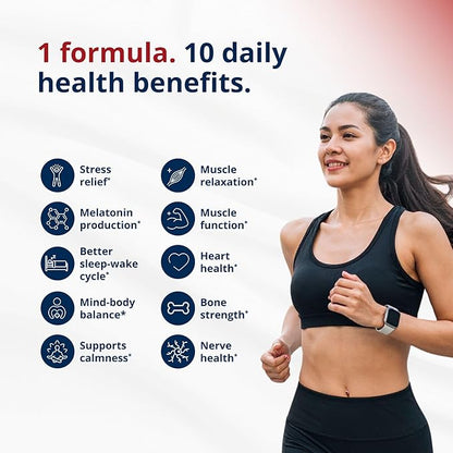 Metagenics Magnesium Glycinate - Highly Absorbable Magnesium Supplement for Sleep, Stress Relief & Muscle Relaxation* - Supports Bone, Heart & Nerve Health* - Non-GMO, Gluten-Free - 240 Tablets