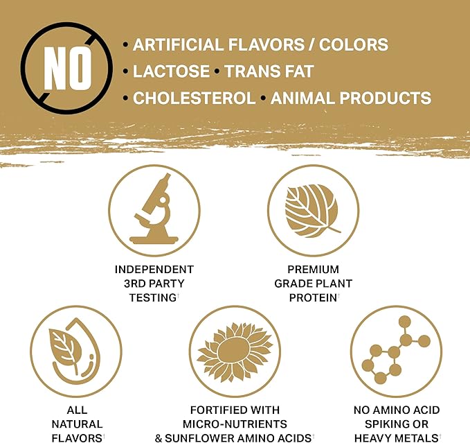 Ambrosia Planta - Plant-Based Protein Powder 20g | Dairy Free Vegan Protein Powder with BCAA Amino Acids | Keto-Friendly, No Added Sugar | 25 Servings | Sprinkle Cupcake